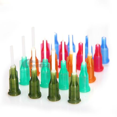 60x PP Blunt Glue Liquid Dispensing Needle Plastic Dispenser Tips 6 Sizes