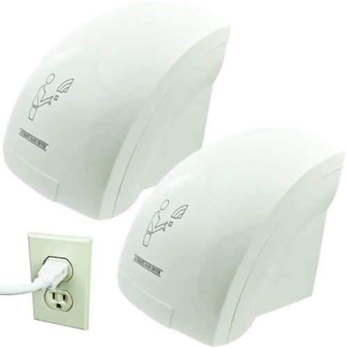 2 pcs Household Hotel Automatic Infared Sensor Hand Dryer Bathroom Hands Drying