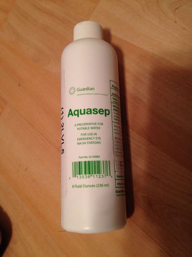 New Guardian G1540BA Aquasep Eyewash Water Preservative 8oz. Bottle
