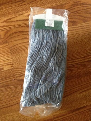 1 case of 12 ecolab 89990046 grease beater mop heads blue screw on new sealed for sale
