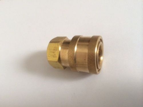 Pressure Washer 1/4&#034; Female (NPT) Brass Quick Connect Coupler