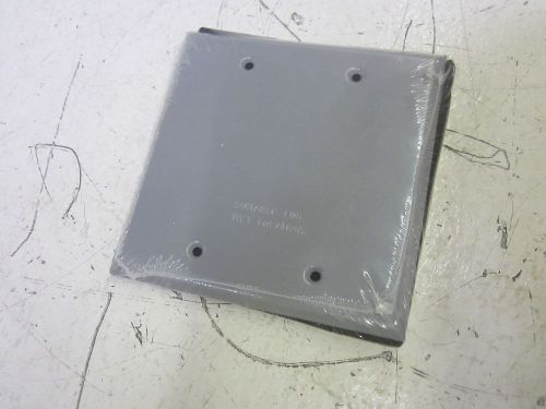 BELL 5175-0 TWO GANG BLANK COVER *NEW OUT OF A BOX*