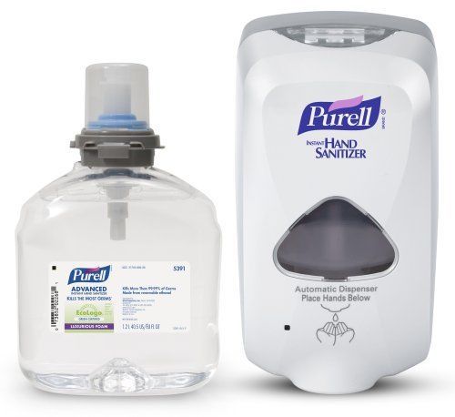 New gojo 5392-d1 purell tfx touch free dispenser kit  with 1200 ml refill for sale
