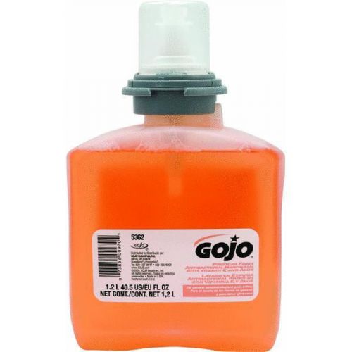 2~gojo tfx antibacterial foam soap by go-jo ind 5362-02 for sale