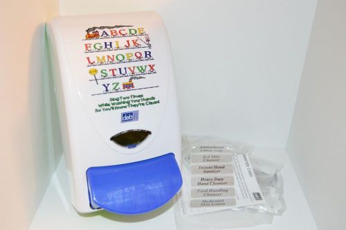 New Deb Brand Wall Mount Alphabet Soap Sanitizer Dispenser For Children
