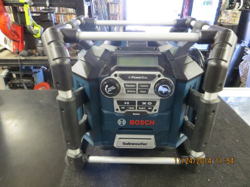 Bosch PB360S Power Box Jobsite Radio and Charger - Barely Used