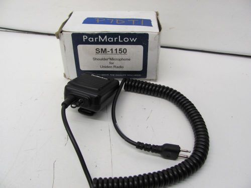 Parmarlow sm-1150 shoulder microphone for uniden radio nib!! for sale