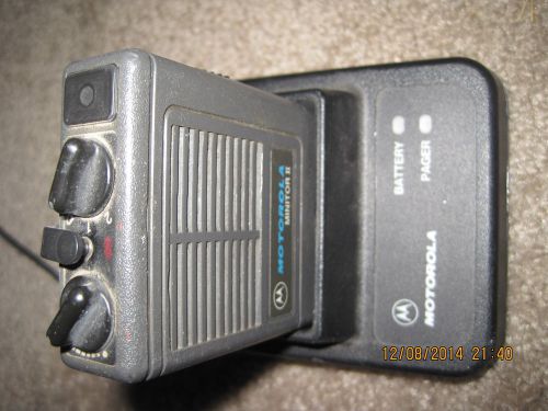 Motorola Minitor II (2) 2 channel Low frequency FIRE/EMS Pager  With Charger