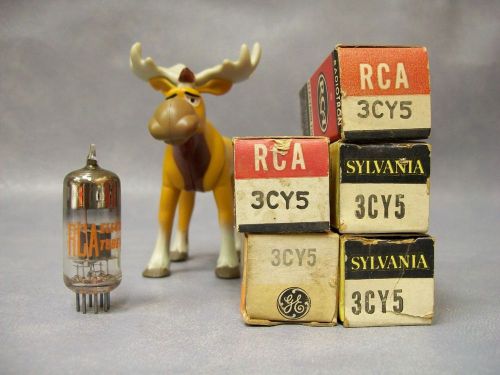 3cy5 vacuum tubes  lot of 5  ge / rca / sylvania for sale