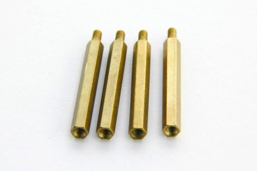 10 pcs m3 35mm male and 6mm female brass standoffs for sale