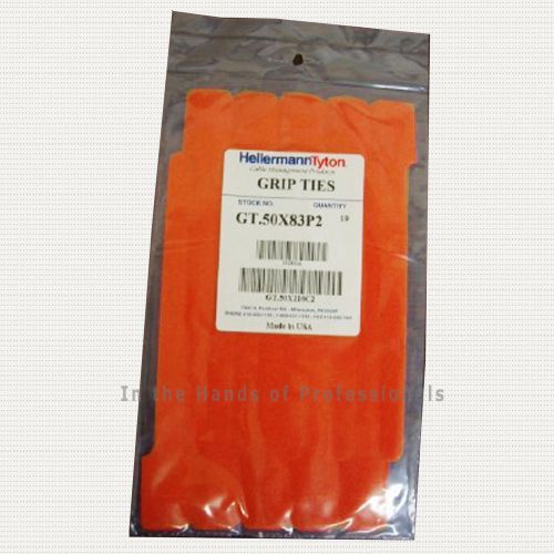 Hellermann tyton gt.50x83p2 - 10pk orange grip tie wraps &lt; new for sale