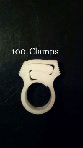 100 clamps~~5/8&#034; down to 1/2&#034;~~gas lines,small tubes,free s/h for sale
