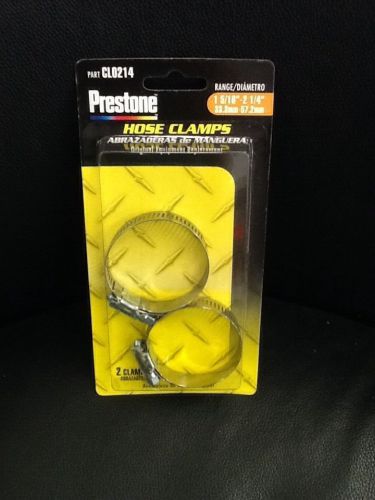 Prestone hose clamps 1 5/16&#034;-2 1/4&#034; for sale