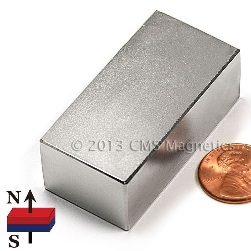 N50 neodymium magnets 2x1x3/4&#034; ndfeb rare earth magnets 20 pc for sale