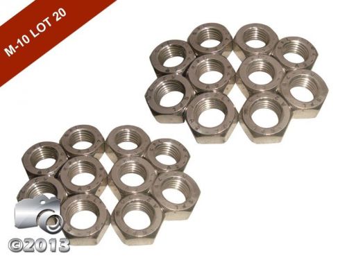 New quality pack 20 pcs-a2 stainless steel hex nut fine pitch hexagon full nuts for sale
