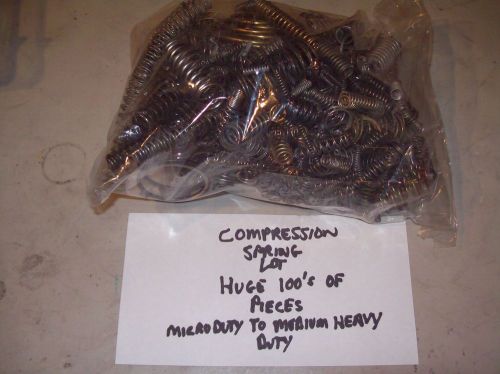 Compression spring lot 100&#039;s of springs huge selection light/heavy duty for sale