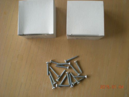 6-32 x 1 wall plate screw white painted head 2 packs of  100 each for sale