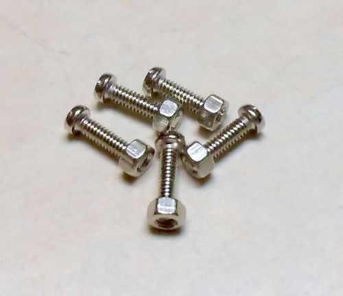 USA Shipping - 10 pack  M1.4x5 mm Screw and Nuts Philips Head Micro Miniature