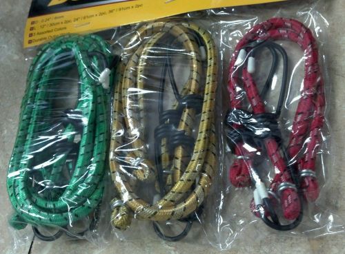 18 pieces Bungee Cords assorted sizes