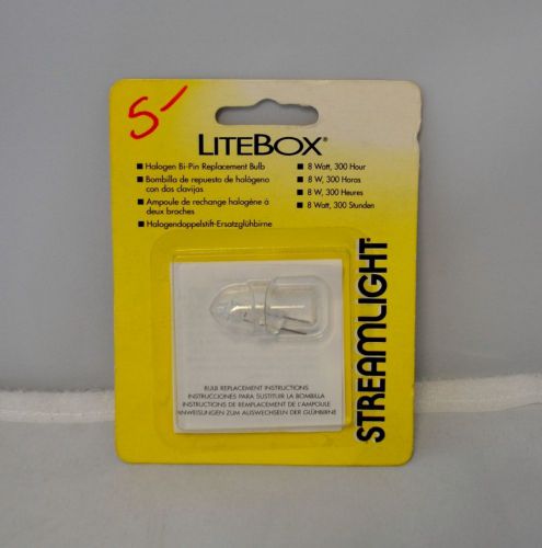 StreamLight LiteBox Halogen Bi-Pin Replacement Bulb (New, Old Stock)