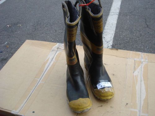 Ranger FIRE MASTER Firefighter Turn Out Gear Rubber Boots Steel Toe 8.0....R124