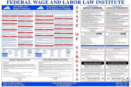 Virginia (VA) All-In-One Labor Law Poster