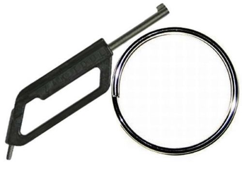 Zak tool police tactical carbon fiber stealth black flat grip handcuff key zt7p for sale