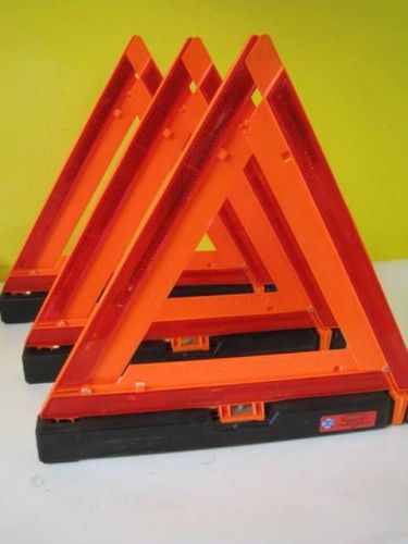 James King &amp; Co. Warning Triangle Flare Kit Model: 1005 Used 3 in box