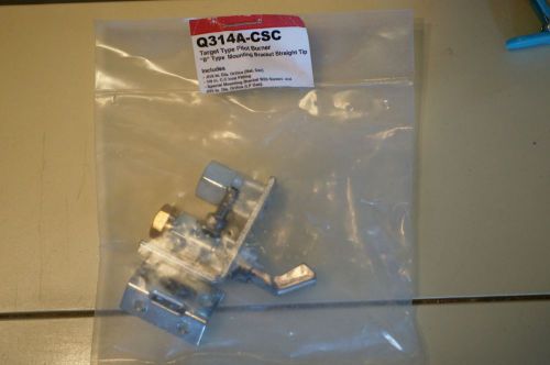 Honeywell Q314A-CSC pilot burner with orifices for natural and LP gas.