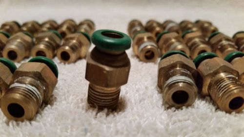 30 pcs lot - parker straight - push-to-connect fitting for 1/4&#034; tube x3/8&#034; od for sale