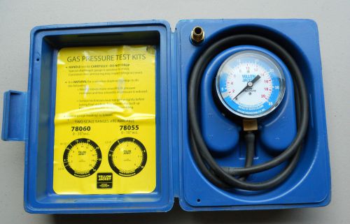 Ritchie yellow jacket gas pressure test kit in case for sale