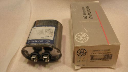 Ge motor run capacitor 30 mfd 370vac 6x662c z97f9609 protected (lot #1) for sale