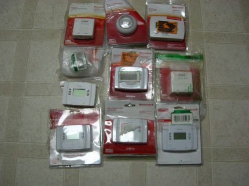 1 LOT of 10 HONEYWELL both non &amp; Programmable stats