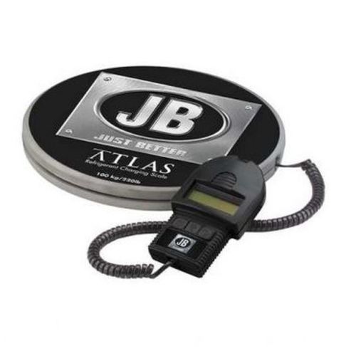 JB JUST BETTER ATLAS 220LBS HVAC REFRIGERANT CHARGING SCALE W/CASE