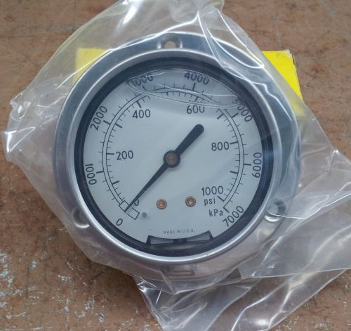 Ametek 153619 liquid filled pressure gauge (0-1000psi) for sale