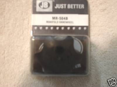 JB Industries Manifold Handwheel Black w/Screw #MR504B