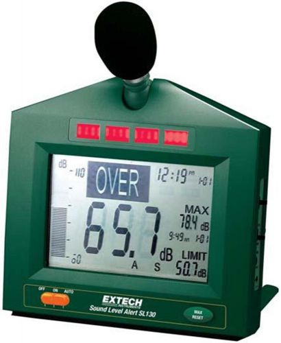 Extech sl130g sound level alert with alarm us authorized distributor new for sale