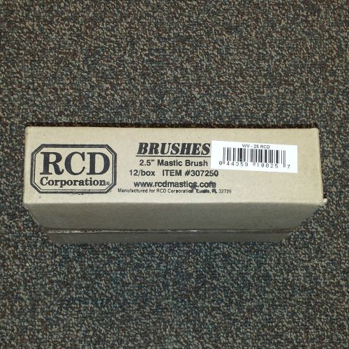 RCD #307250 2-1/2&#034; Mastic Brushes - Box of 12!!