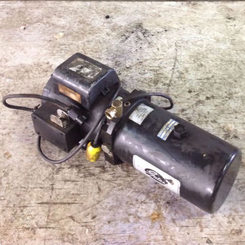 GATES HYDRAULIC CRIMPER PUMP S20003T 3330 W/ 1HP BALDOR MOTOR