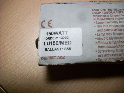 New ge 13252 - lu150/med - 150 watt high pressure sodium light bulb for sale