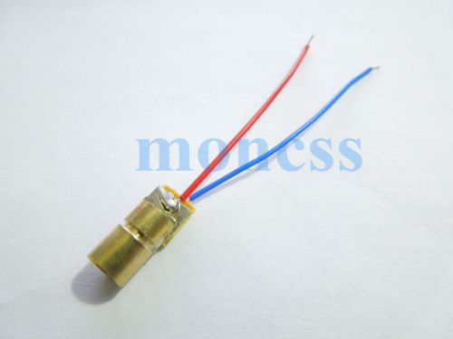 10pcs mini 650nm 6mm 3v 5mw laser dot diode module head wl red for sale