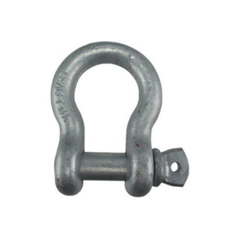 5/8&#034; galvanized shackle (3-1/4 ton capacity) for sale