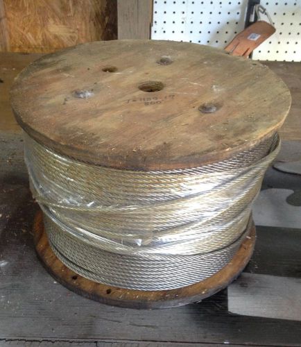 1/4&#034; 7x19 stainless steel cable wire rope for sale