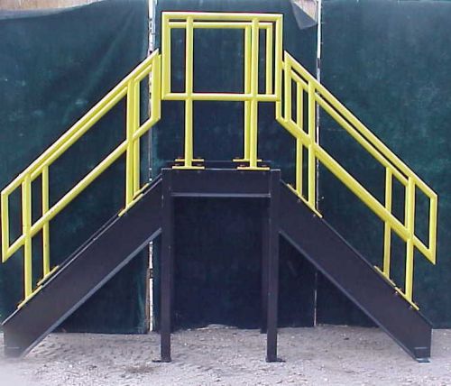 New conveyor crossover stairs/steps/ladder heavy duty cost over $1850.  nice for sale