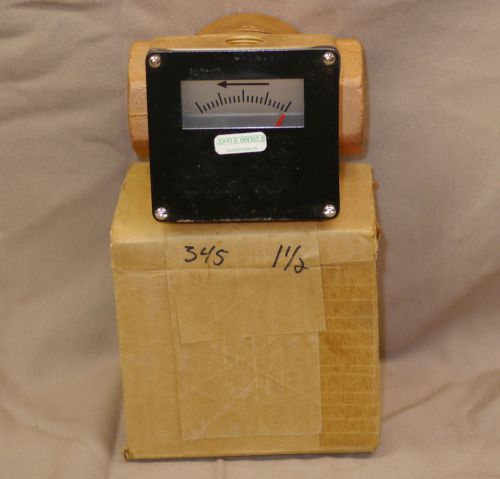 NOS NEW JOHN ERNST ELECTRONIC FLOW SWITCH 345 1.5 INCH WATER LIQUID FLOW RATE