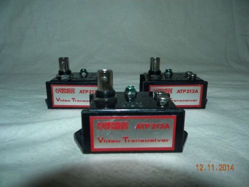 Lot of 3  Ademco  Video Transceiver  ATP-213A