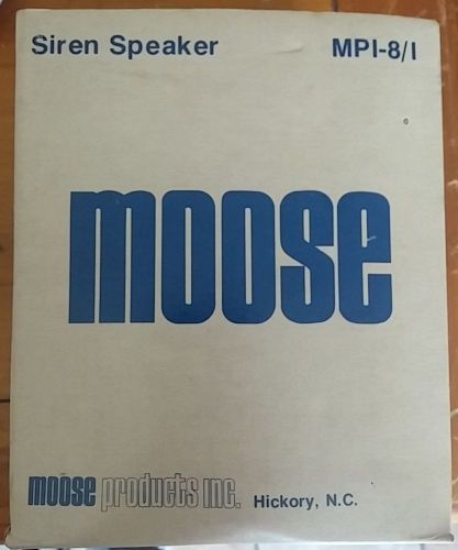 GE Moose MPI-8 Security alarm siren speaker sounder
