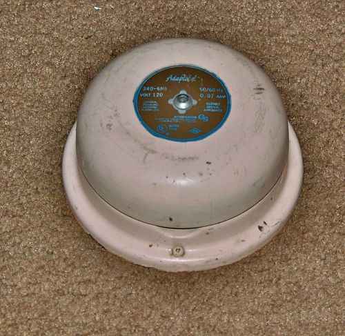Edwards adaptabel 340-6n5 6&#034; audible signal appliance machine alarm bell for sale