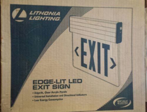 Lithonia lighting exit light edg 1 r el m6 for sale