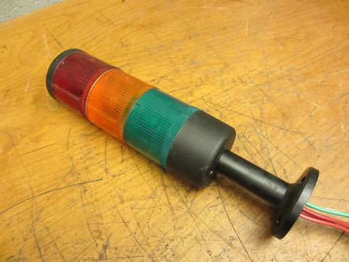 Telemecanique XVA-LC3 Stack Light Signal Tower w/ 3 Indicators Red Amber Green